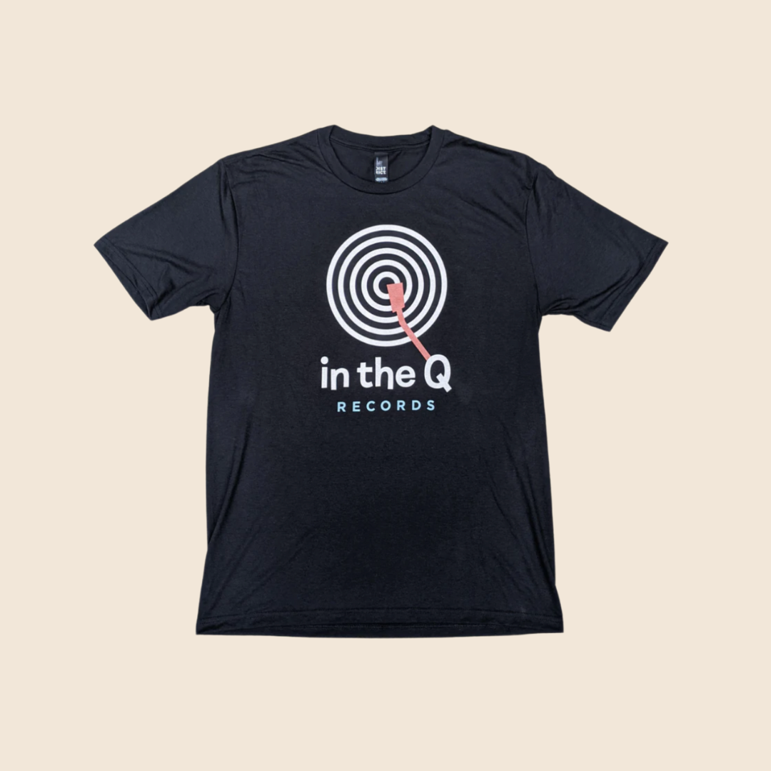 In The Q Records Black T-Shirt